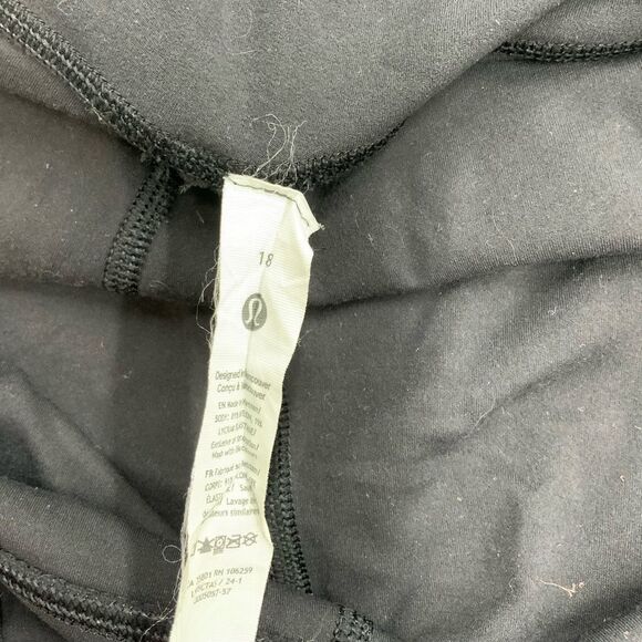 Women’s lululemon Align HR Pant 25” Black Size 18 - Picture 3 of 3